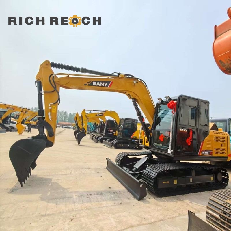 Bucket linkage and cylinder of a 2025 SANY 95C excavator, low hours, priced at $20,833